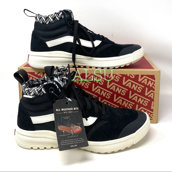 💖MEGA SALE💖VANS UltraRange MTE Woven Black Sneaker Boots Women's 5 VN0A4BU5TYI - Picture 5 of 10